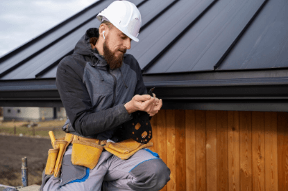 Curled and cracked asphalt shingles on a residential roof, one of the most common roofing problems.