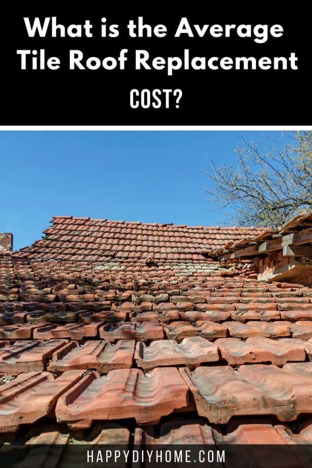 Close view of an S-shaped clay tile roof, the starting point for estimating tile roof replacement cost.