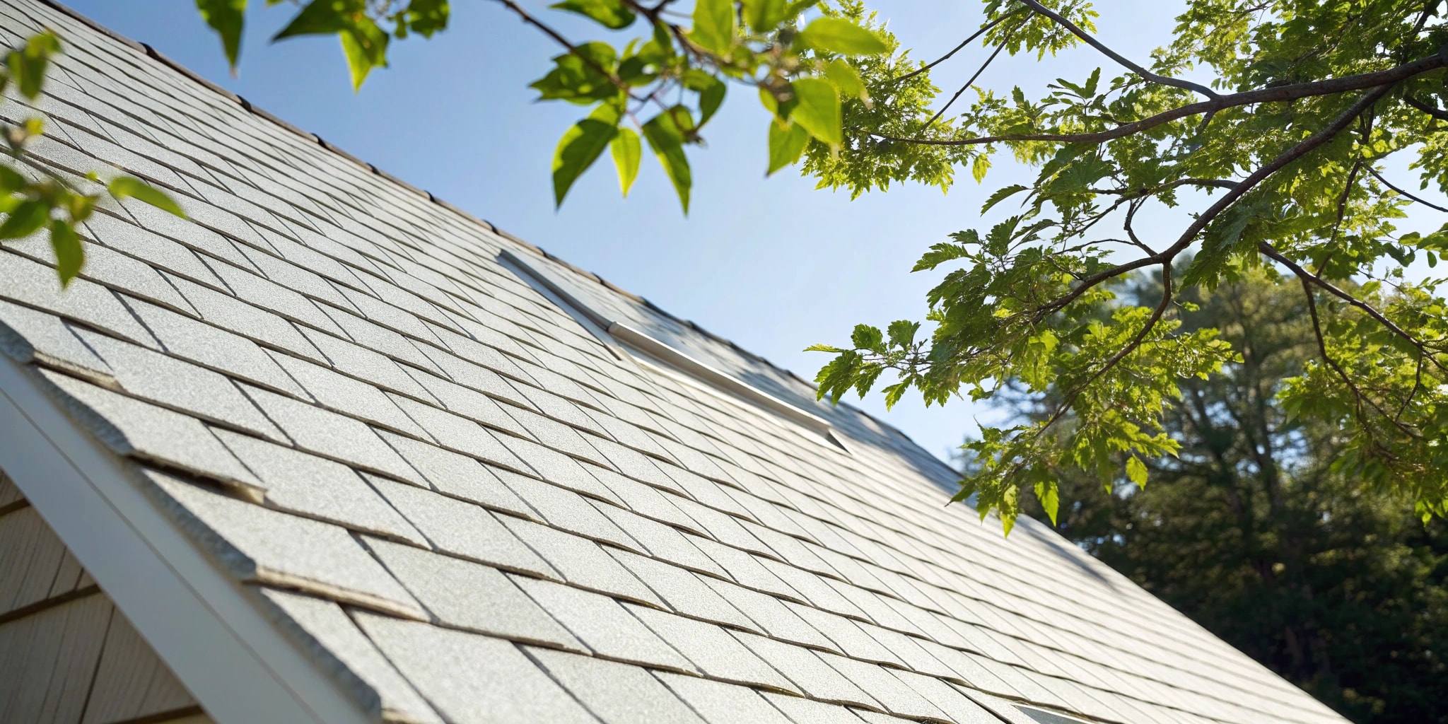 Well-maintained shingle roof of the kind assessed when setting the LeakFREE roof certification cost.